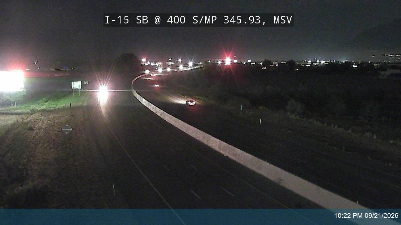 I-15 SB @ 400 S / MP 345.93, MSV
