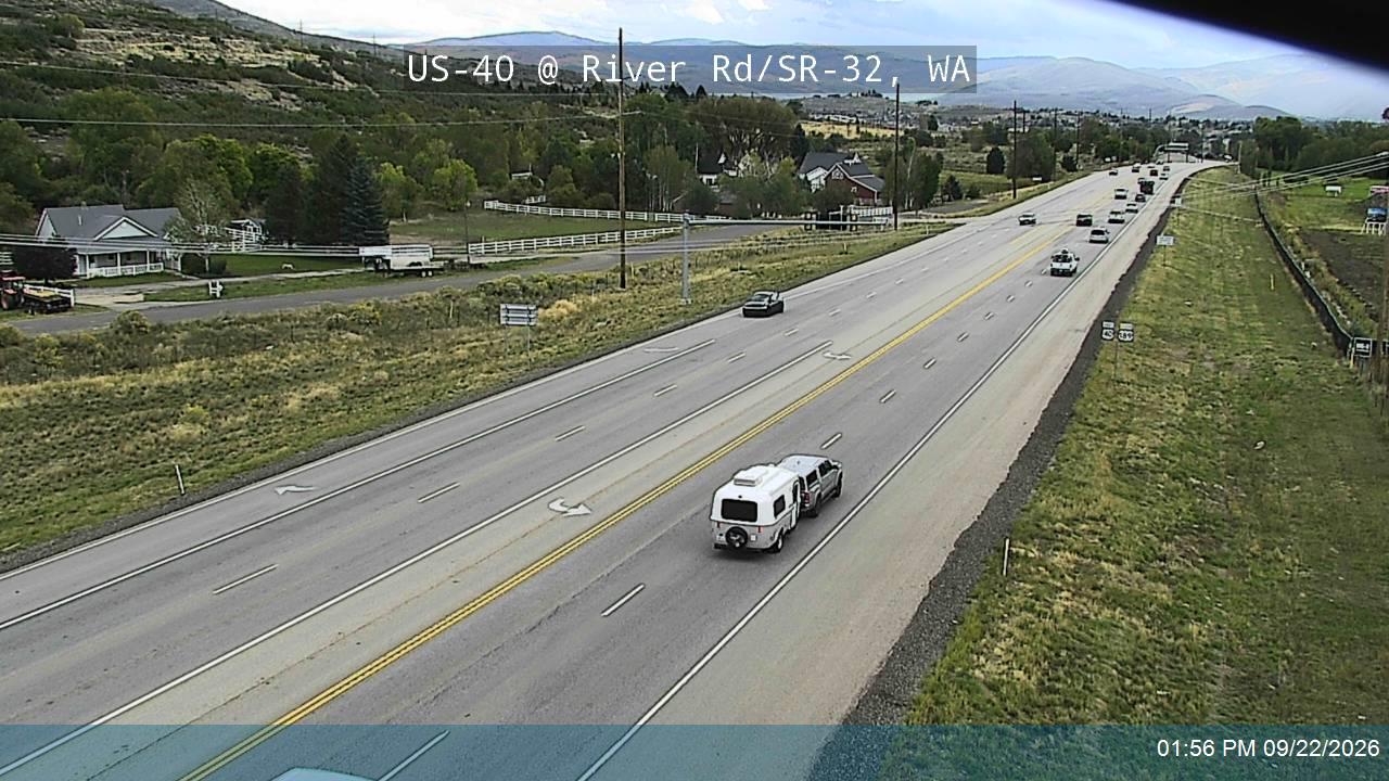 US-40 @ River Rd / SR-32 / MP 13.7, WA