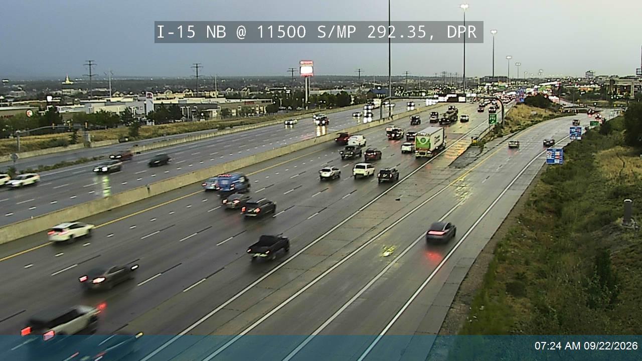 I-15 NB @ 11500 S / MP 292.35, DPR