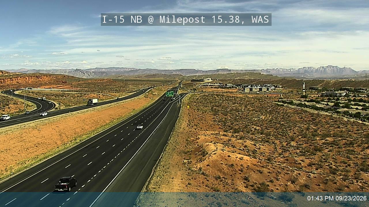 I-15 NB @ Milepost 15.38, WAS