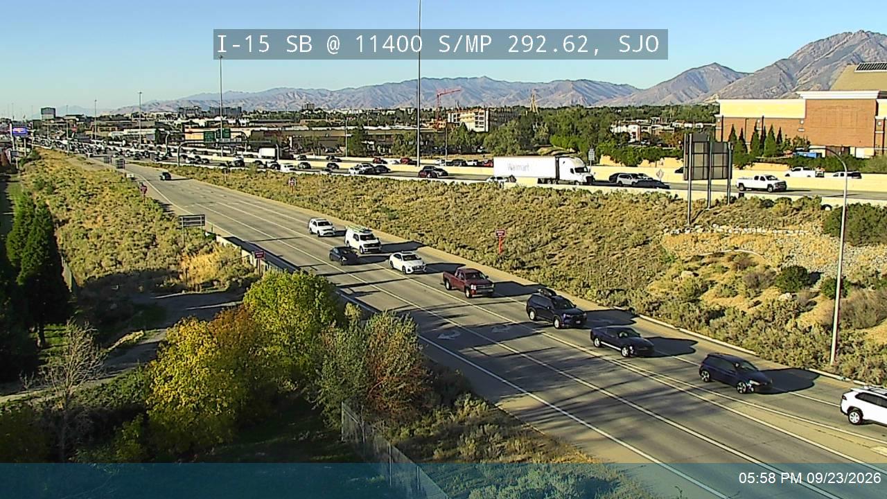 I-15 SB @ 11400 S / SR-175 / MP 292.62, SJO