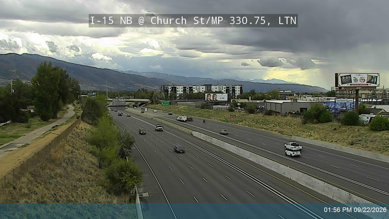 I-15 NB @ Church St / MP 330.75, LTN