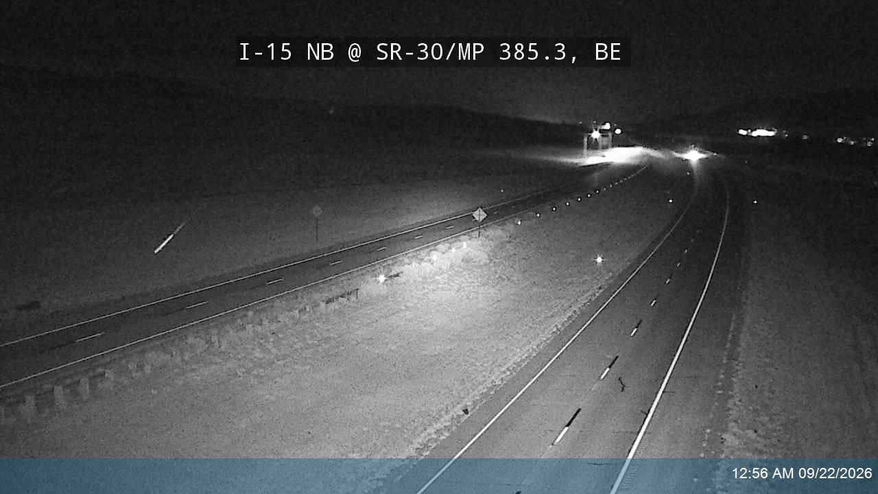 I-15 NB @ SR-30 / MP 385.3, BE
