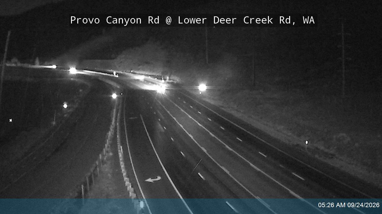 Provo Canyon Rd / US-189 @ Lower Deer Creek Rd / MP 17.14, WA