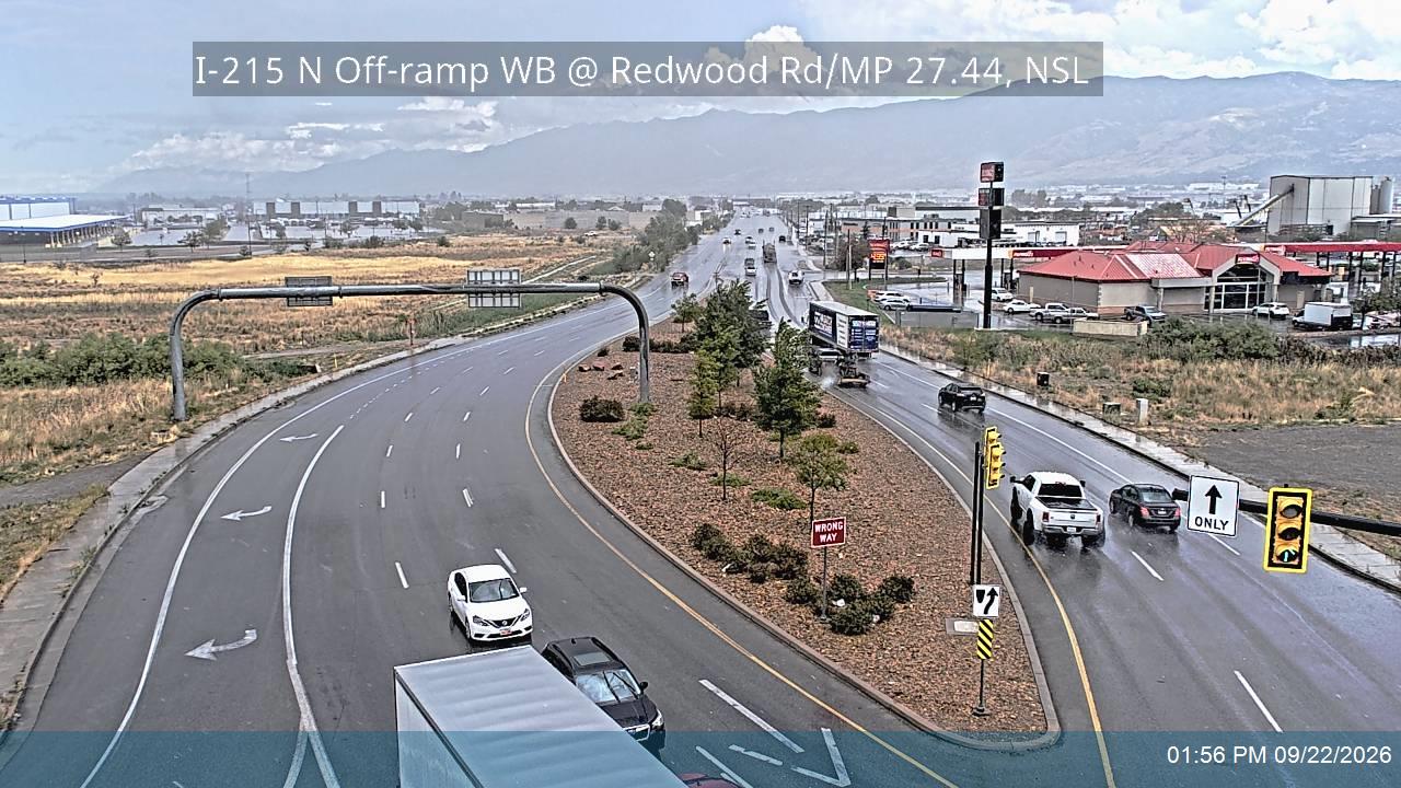 I-215 N Off-ramp WB @ Redwood Rd / SR-68 / MP 27.44, NSL
