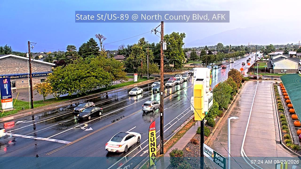 State St / US-89 @ North County Blvd / 1100 E / SR-129, AFK