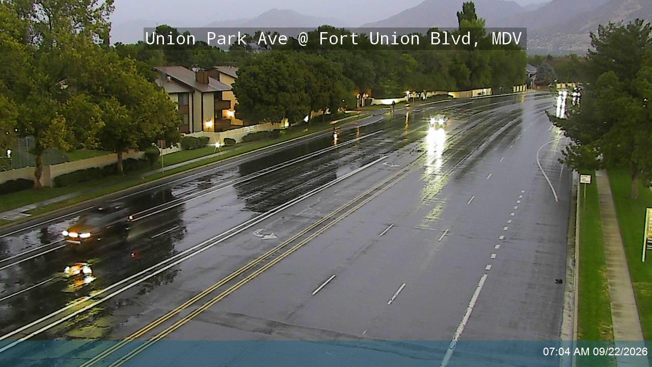 Union Park Ave / 1090 E @ Fort Union Blvd / 7000 S, MDV