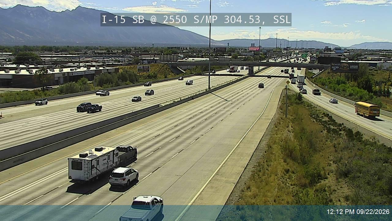 I-15 SB @ 2550 S / MP 304.53, SSL