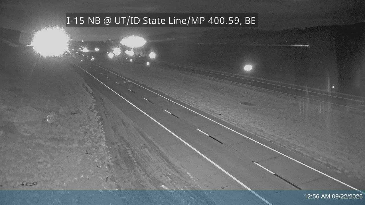 I-15 NB @ UT/ID State Line / MP 400.59, BE