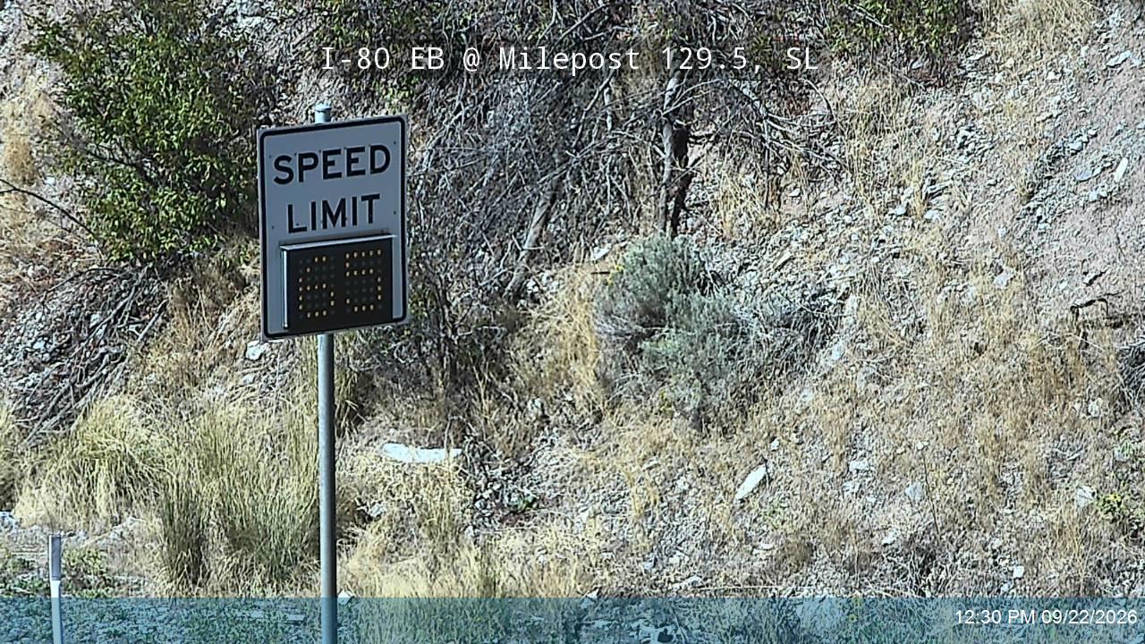 I-80 / Parleys Canyon EB @ Chain Up Area East / MP 129.5, SL