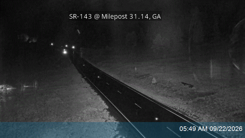 SR-143 @ Milepost 31.14, GA