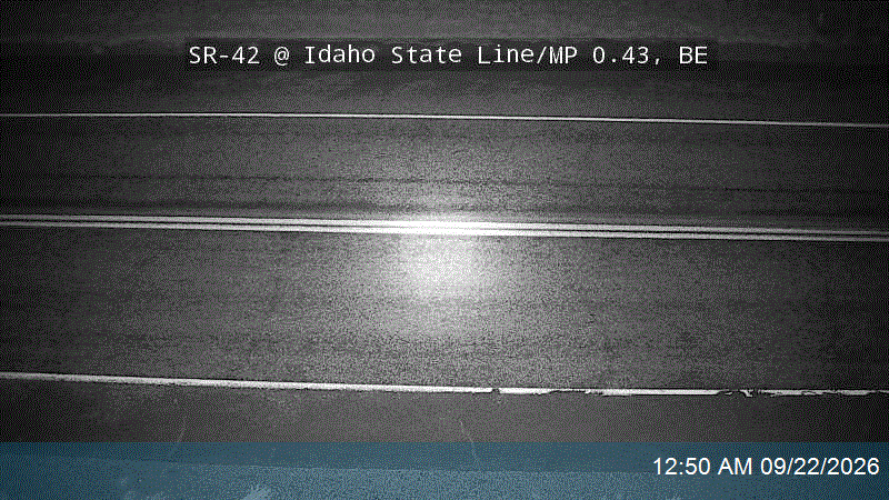 SR-42 @ Idaho State Line / MP 0.43, BE