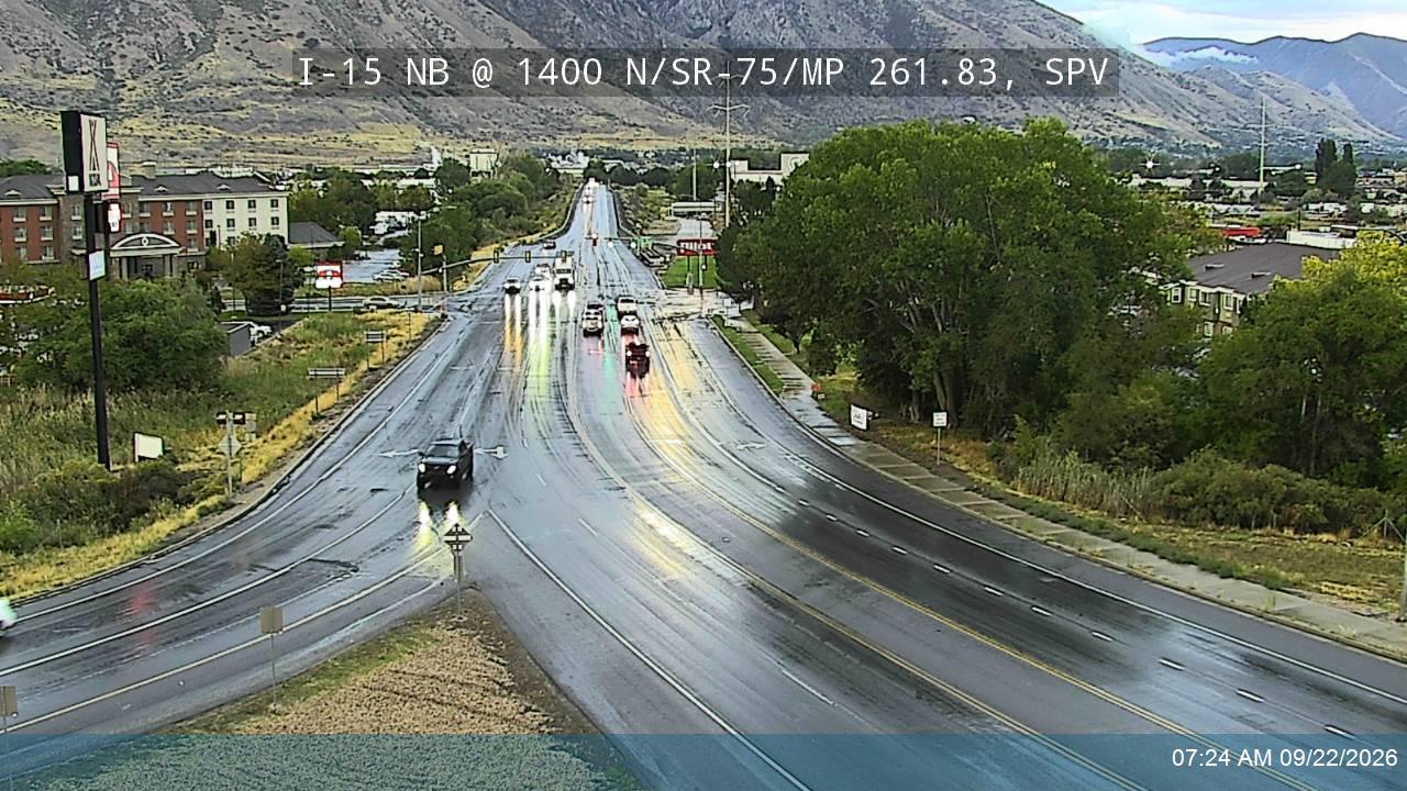I-15 NB @ 1400 N / SR-75 / MP 261.83, SPV