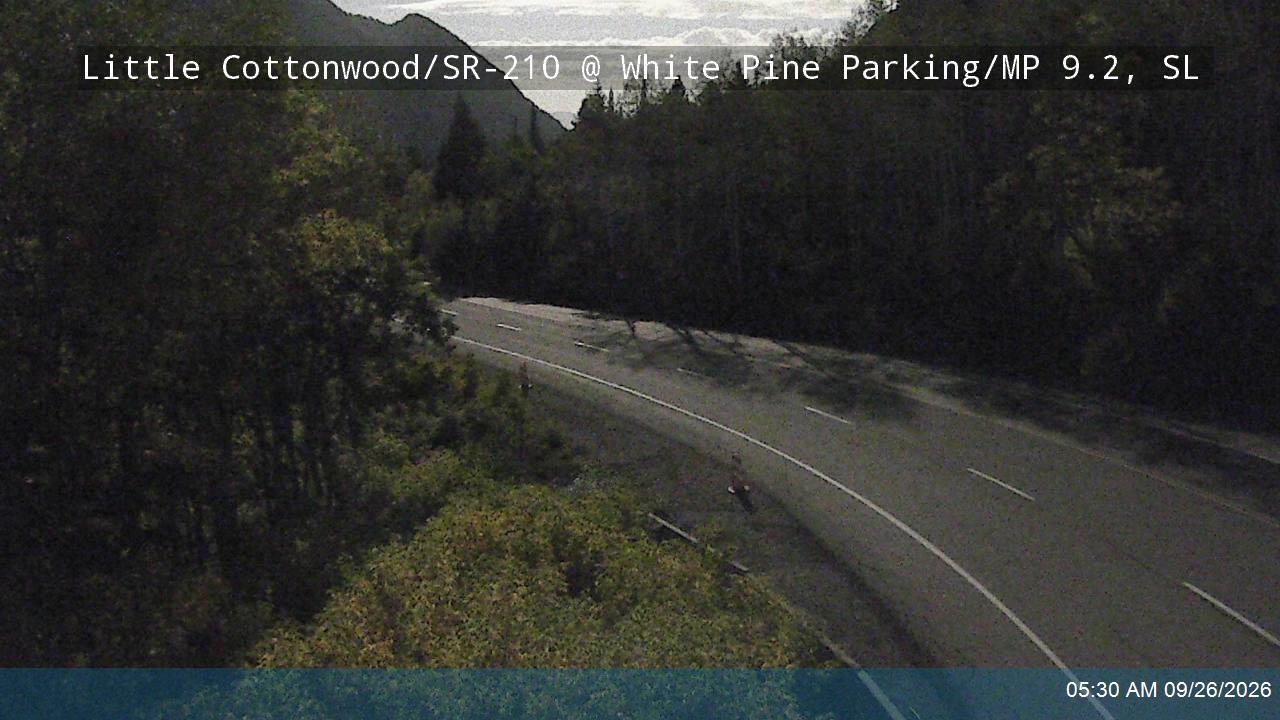 Little Cottonwood Rd / SR-210 EB @ White Pine Parking / MP 9.2, SL