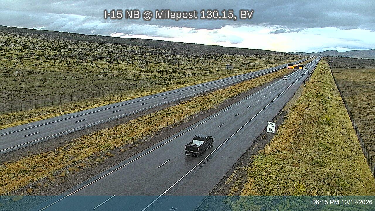 I-15 NB @ Milepost 130.15, BV
