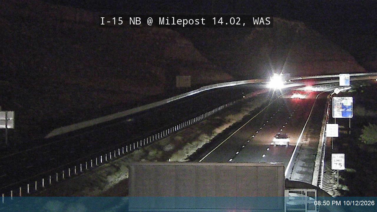 I-15 NB @ Milepost 14.02, WAS
