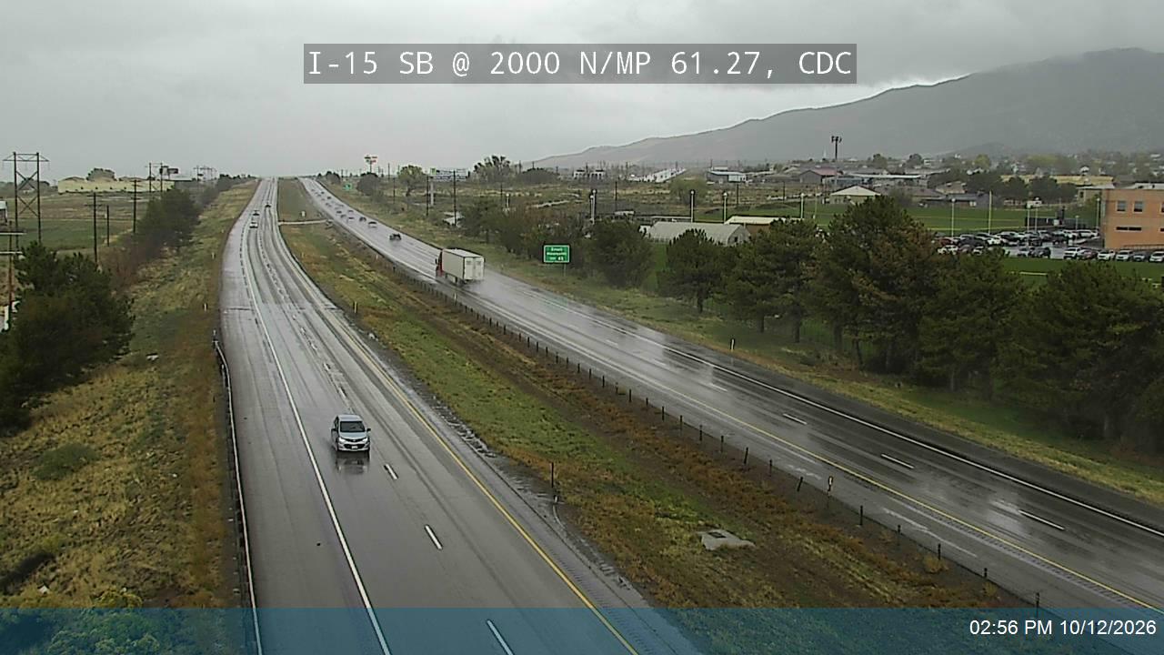 I-15 SB @ 2000 N / MP 61.27, CDC