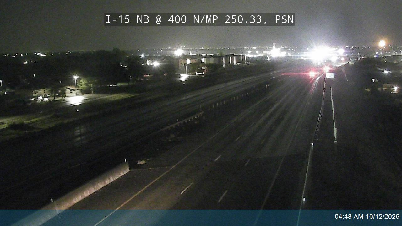 I-15 NB @ 400 N / MP 250.33, PSN