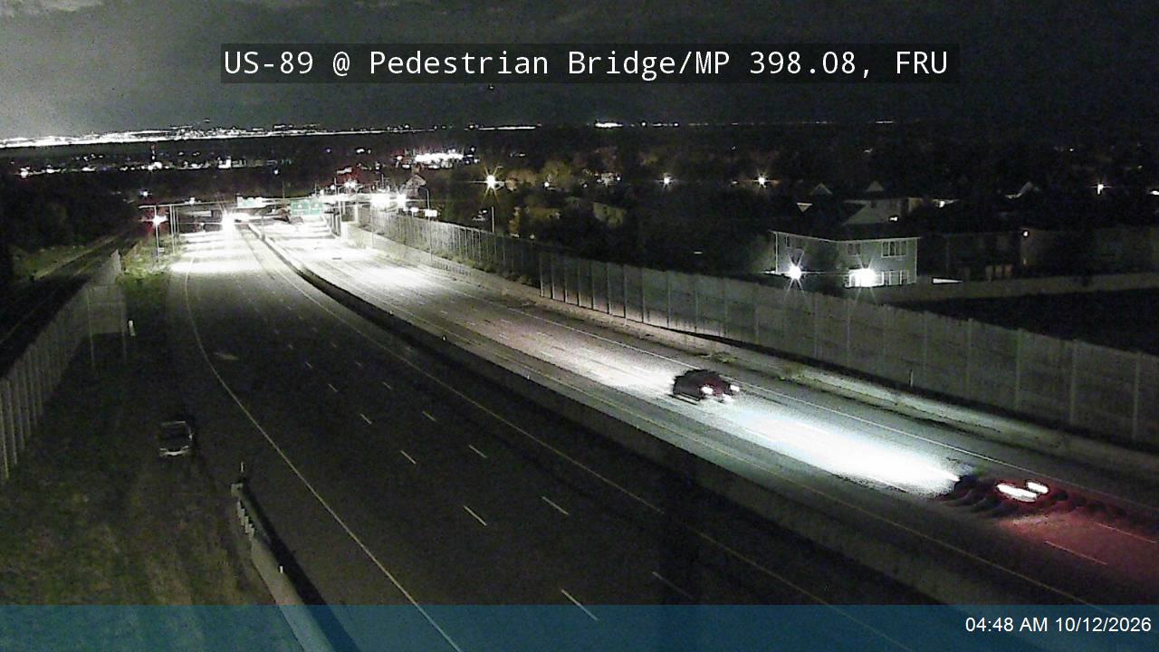 US-89 @ Pedestrian Bridge / MP 398.08, FRU