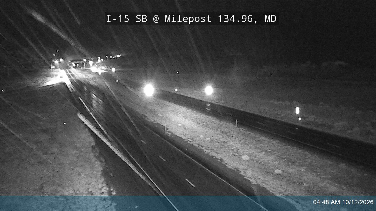 I-15 SB @ Milepost 134.96, MD