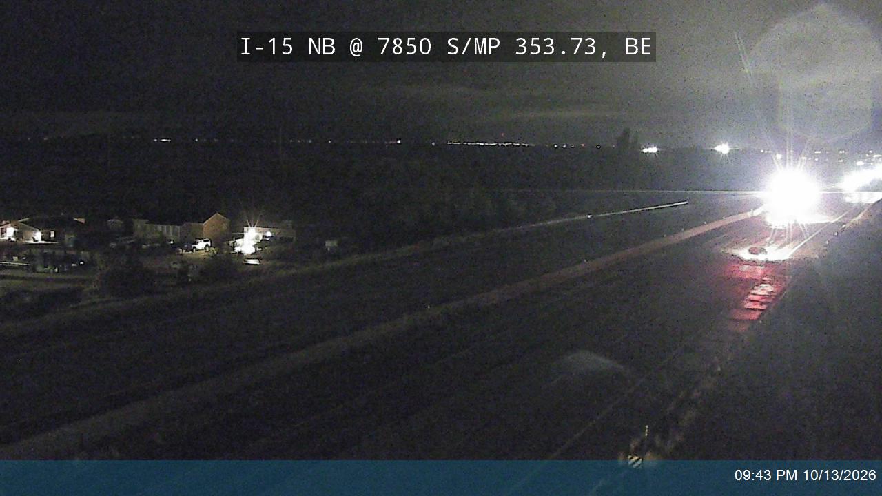 I-15 NB @ 7850 S / MP 353.73, BE