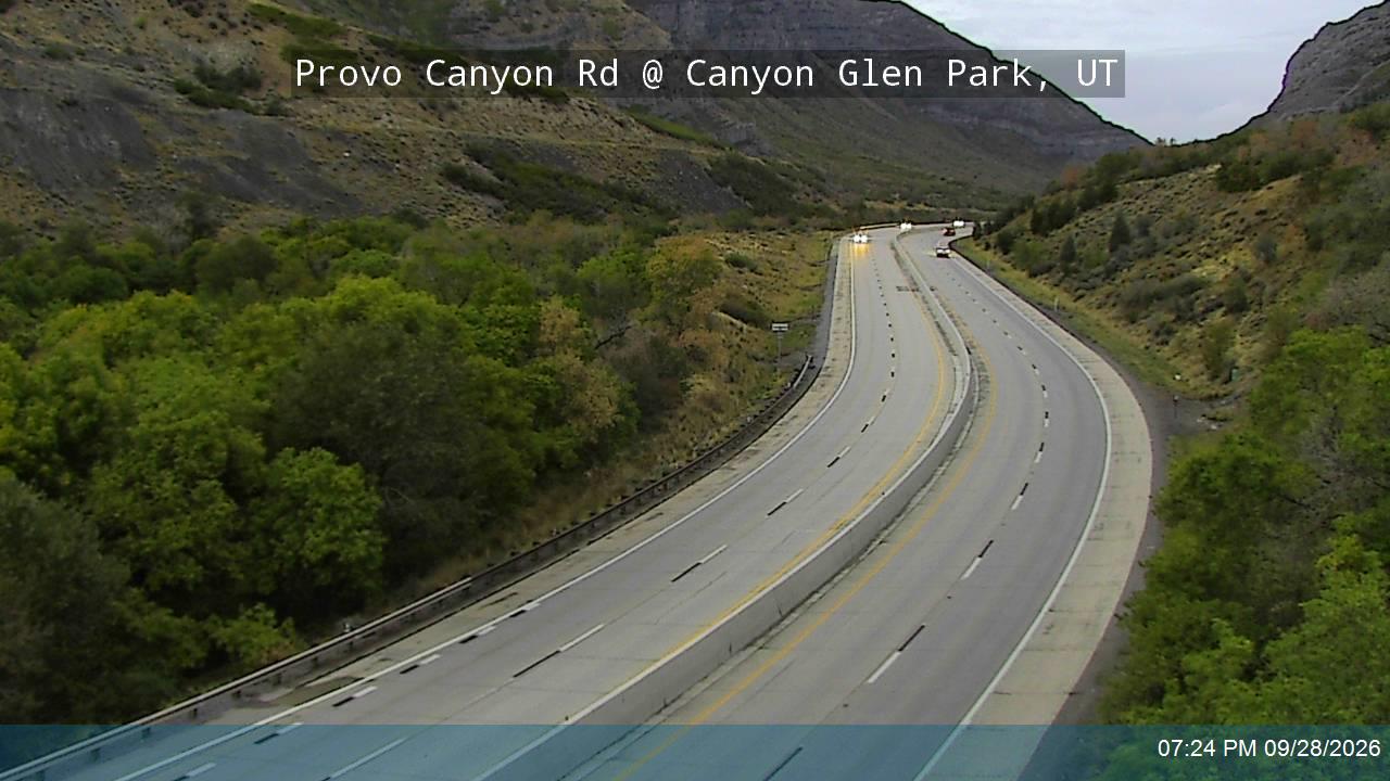 Provo Canyon Rd / US-189 @ Canyon Glen Park / MP 9.98, UT