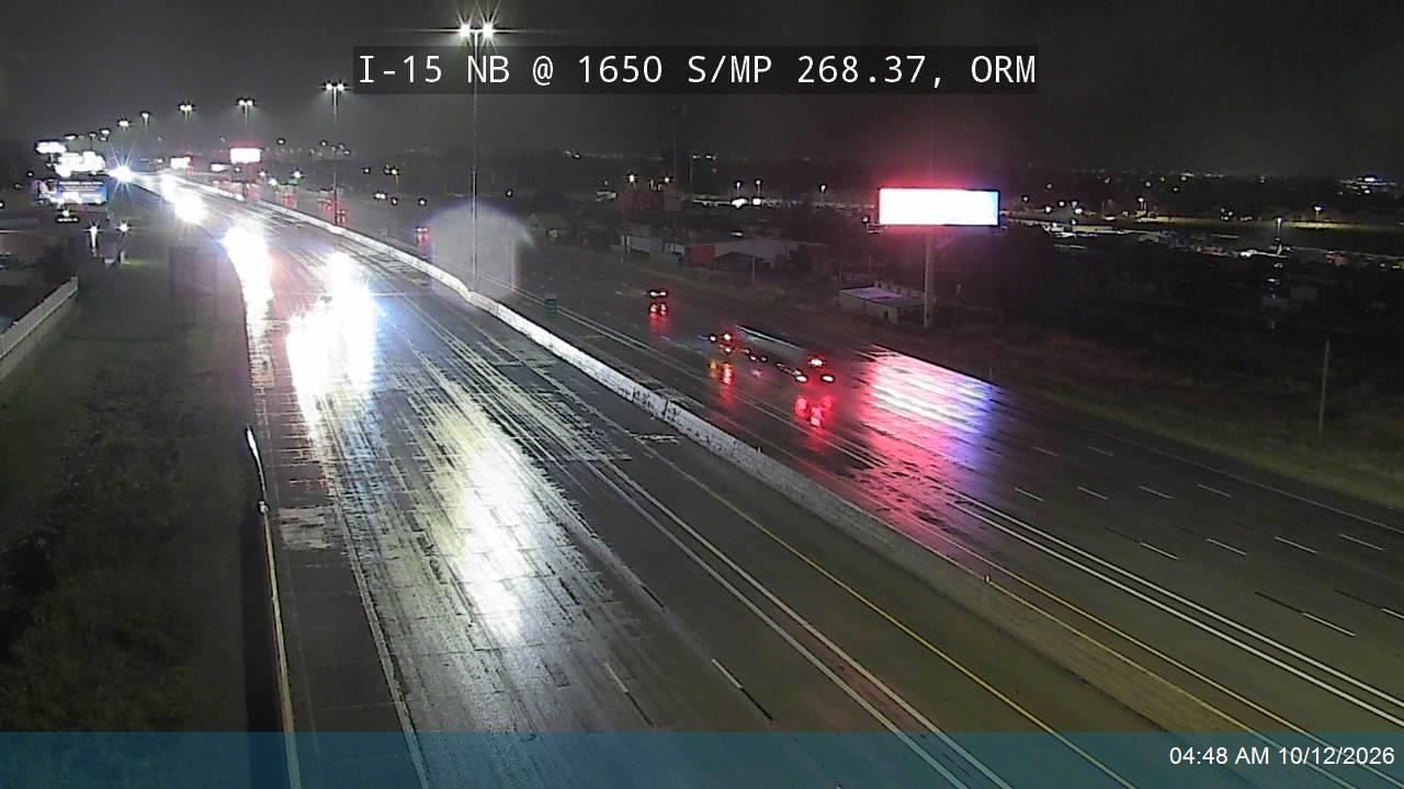 I-15 NB @ 1650 S / MP 268.37, ORM