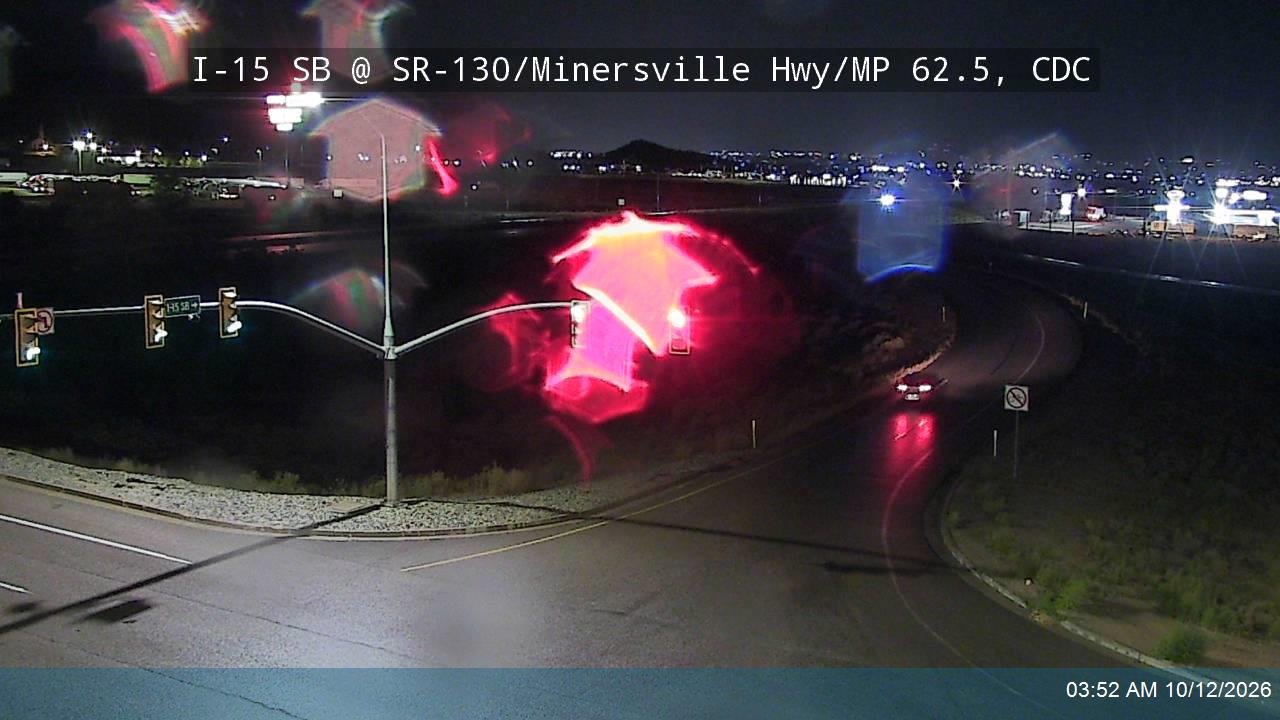 I-15 SB @ SR-130 / Minersville Hwy / MP 62.5, CDC