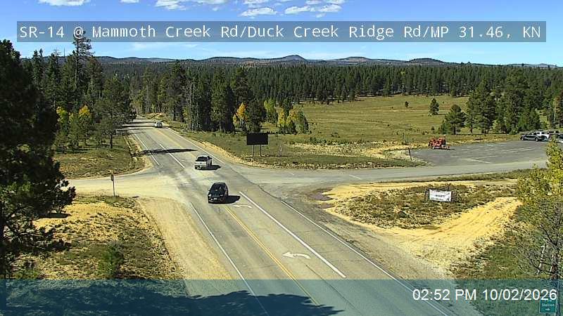 SR-14 EB @ Mammoth Creek Rd / Duck Creek Ridge Rd / MP 31.06, KN