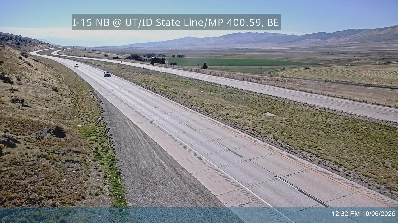 I-15 NB @ UT/ID State Line / MP 400.59, BE