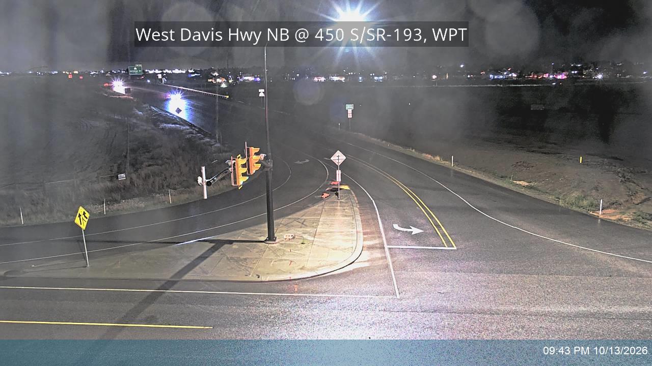 West Davis Hwy / SR-177 NB @ 450 S / SR-193 / MP 15.57, WPT