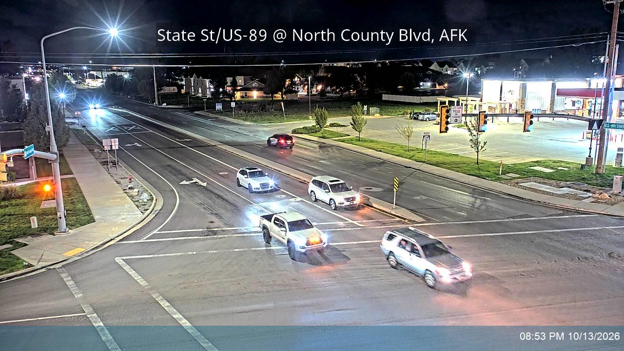 State St / US-89 @ North County Blvd / 1100 E / SR-129, AFK