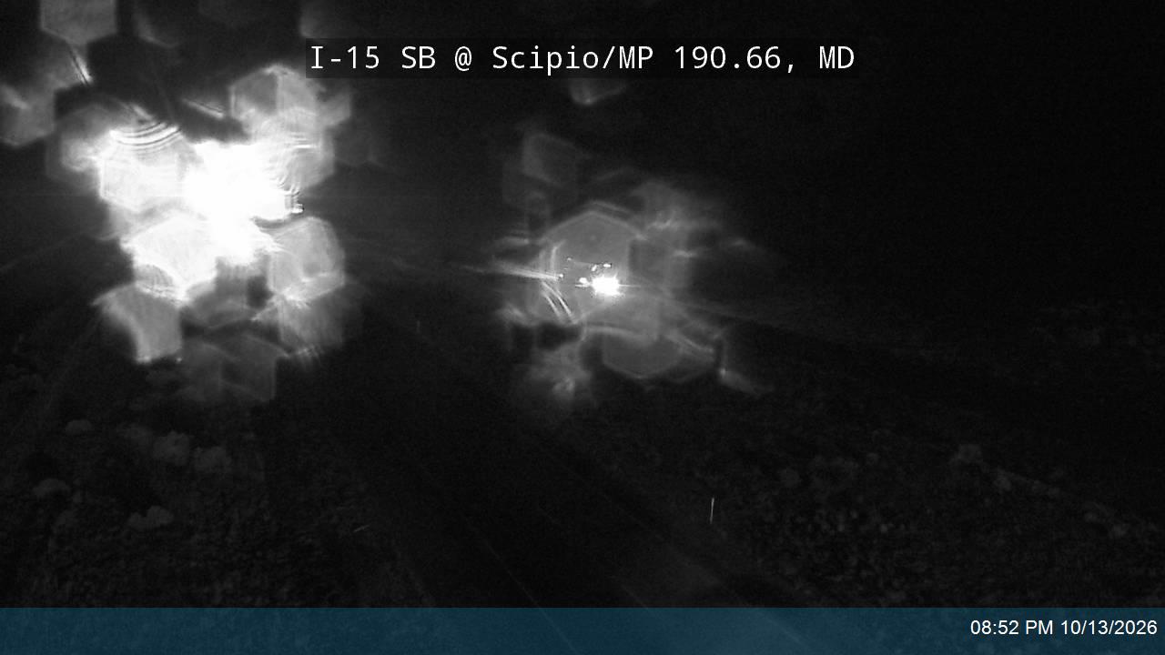 I-15 SB @ Scipio / MP 190.66, MD