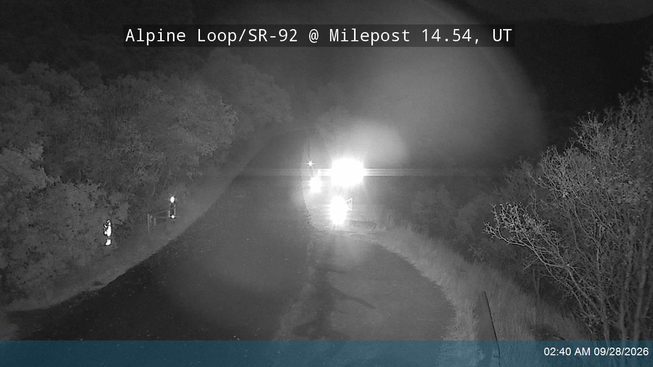 Alpine Loop / SR-92 @ Milepost 14.54, UT