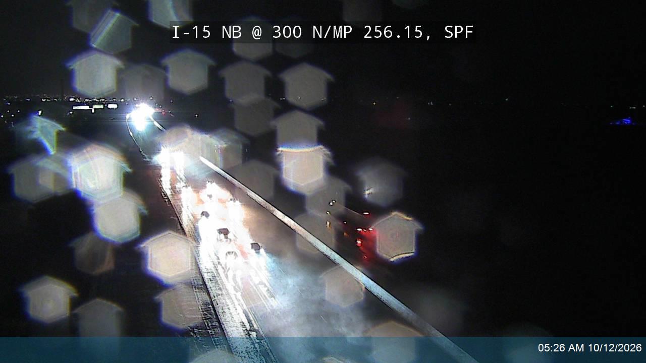 I-15 NB @ 300 N / MP 256.15, SPF