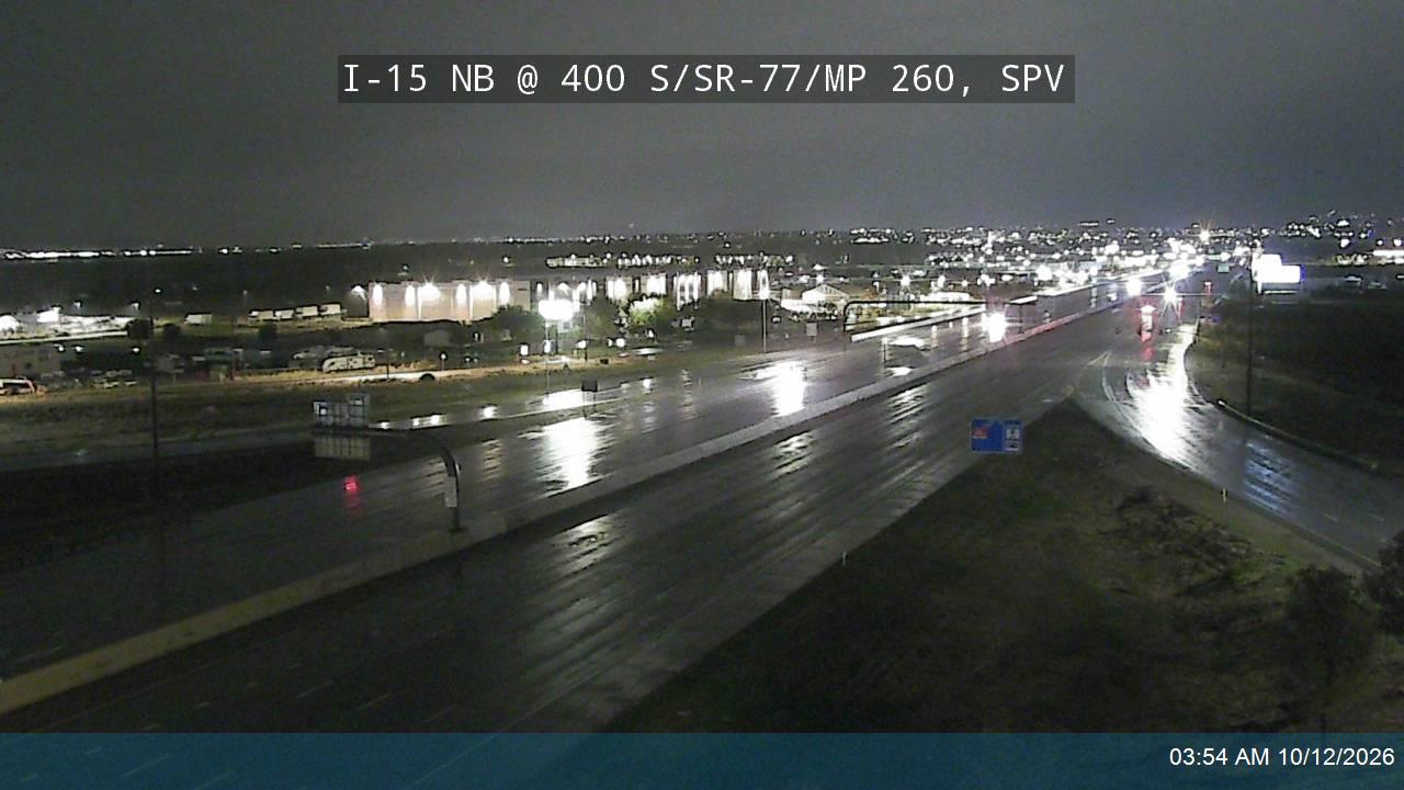 I-15 NB @ 400 S / SR-77 / MP 260, SPV