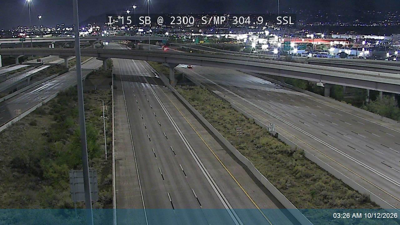 I-15 SB @ 2300 S / MP 304.9, SSL