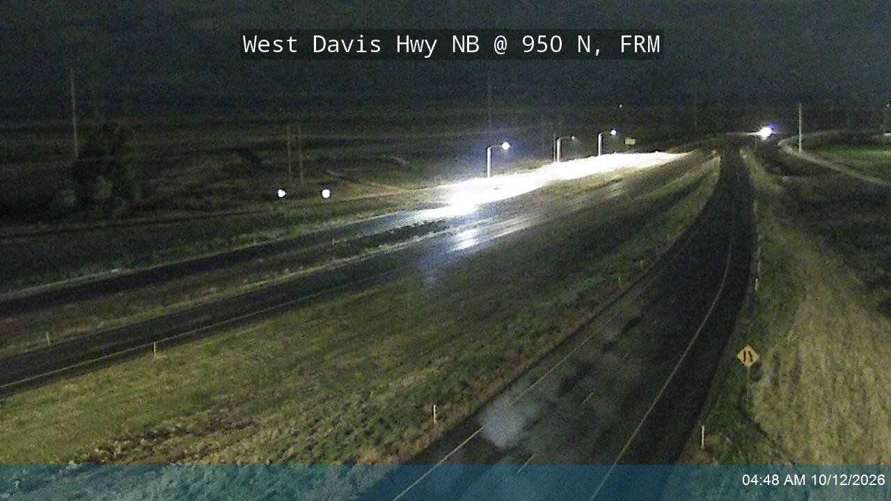 West Davis Hwy / SR-177 NB @ 950 N / MP 3.92, FRM