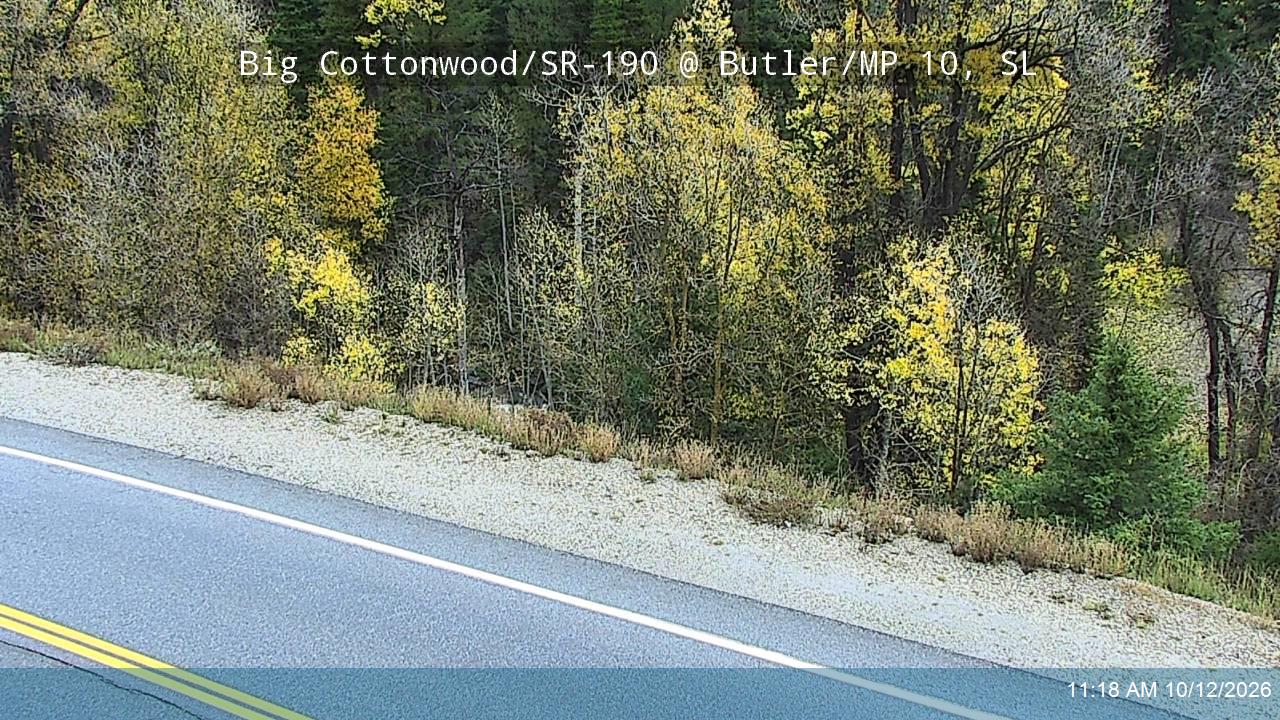 Big Cottonwood Canyon Rd / SR-190 @ Butler / MP 10, SL