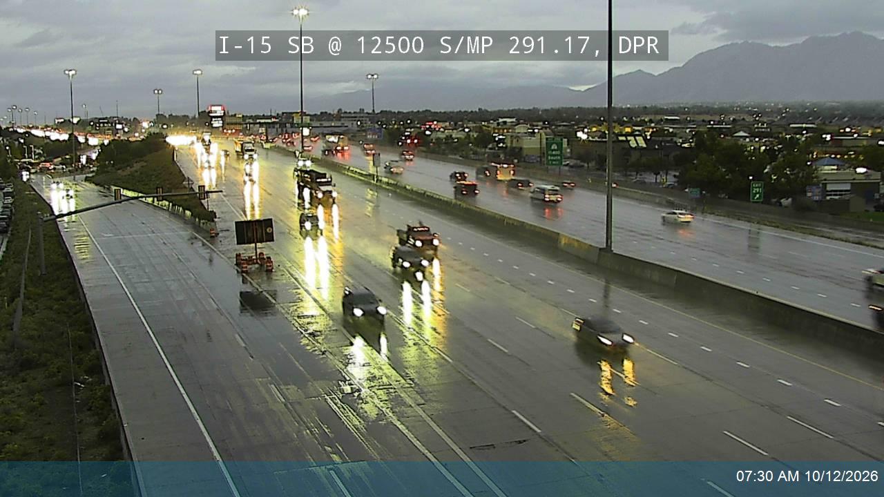 I-15 SB @ 12500 S / MP 291.17, DPR