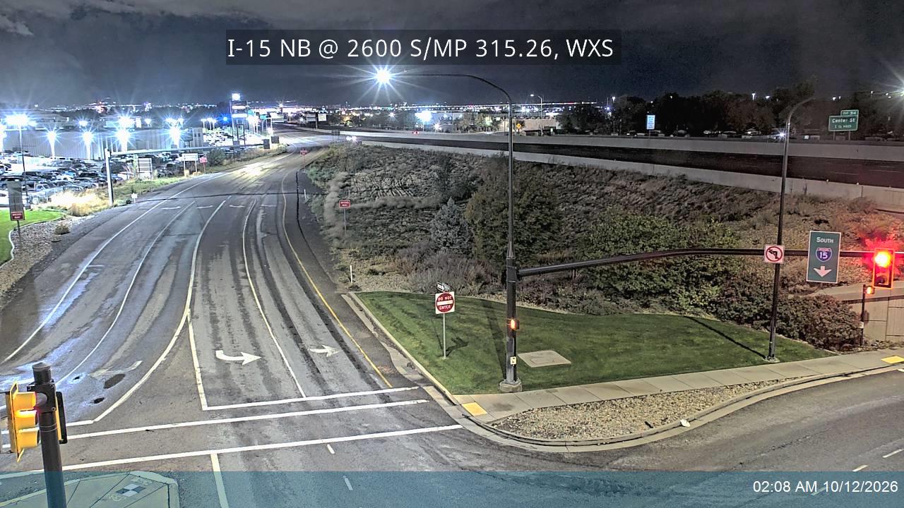 I-15 NB @ 2600 S / SR-93 / MP 315.26, WXS