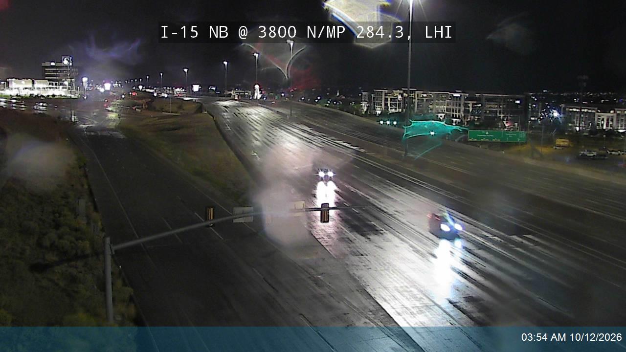 I-15 NB @ 3800 N / Adobe Way / MP 284.3, LHI