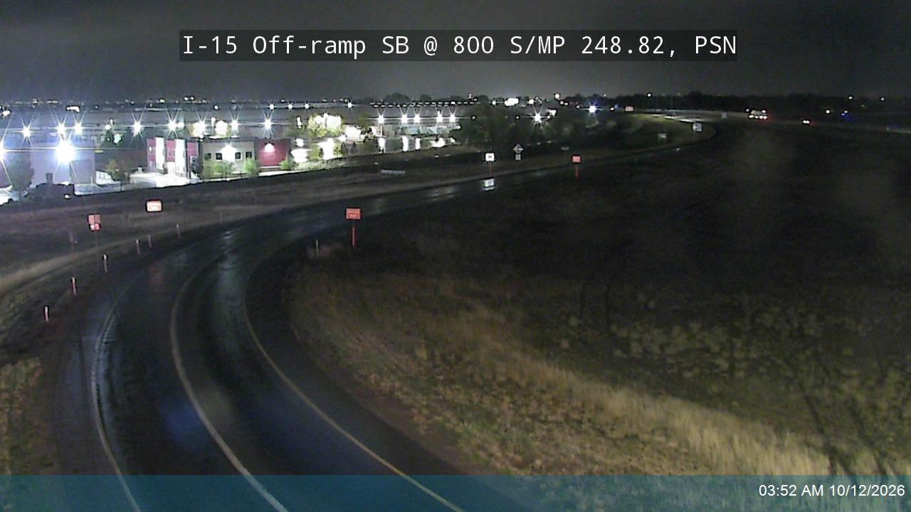 I-15 Off-ramp SB @ 800 S / SR-178 / MP 248.82, PSN