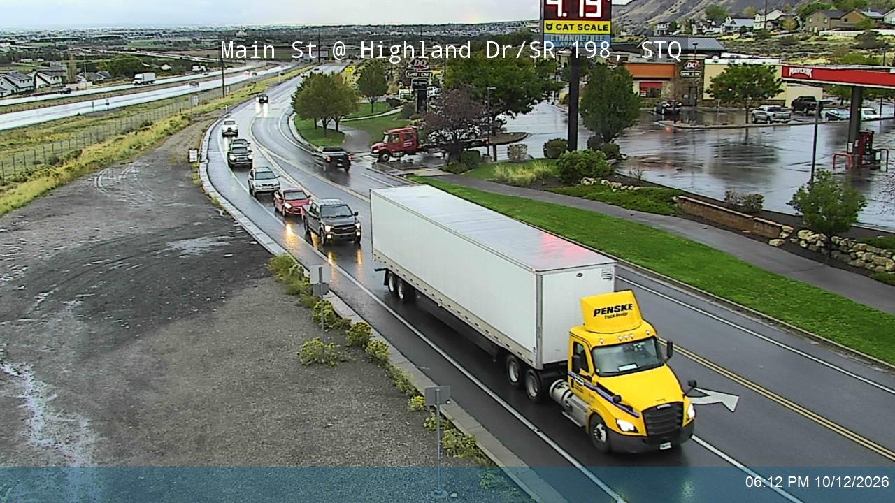 Main St / SR-198 @ Highland Dr / SR-198, STQ