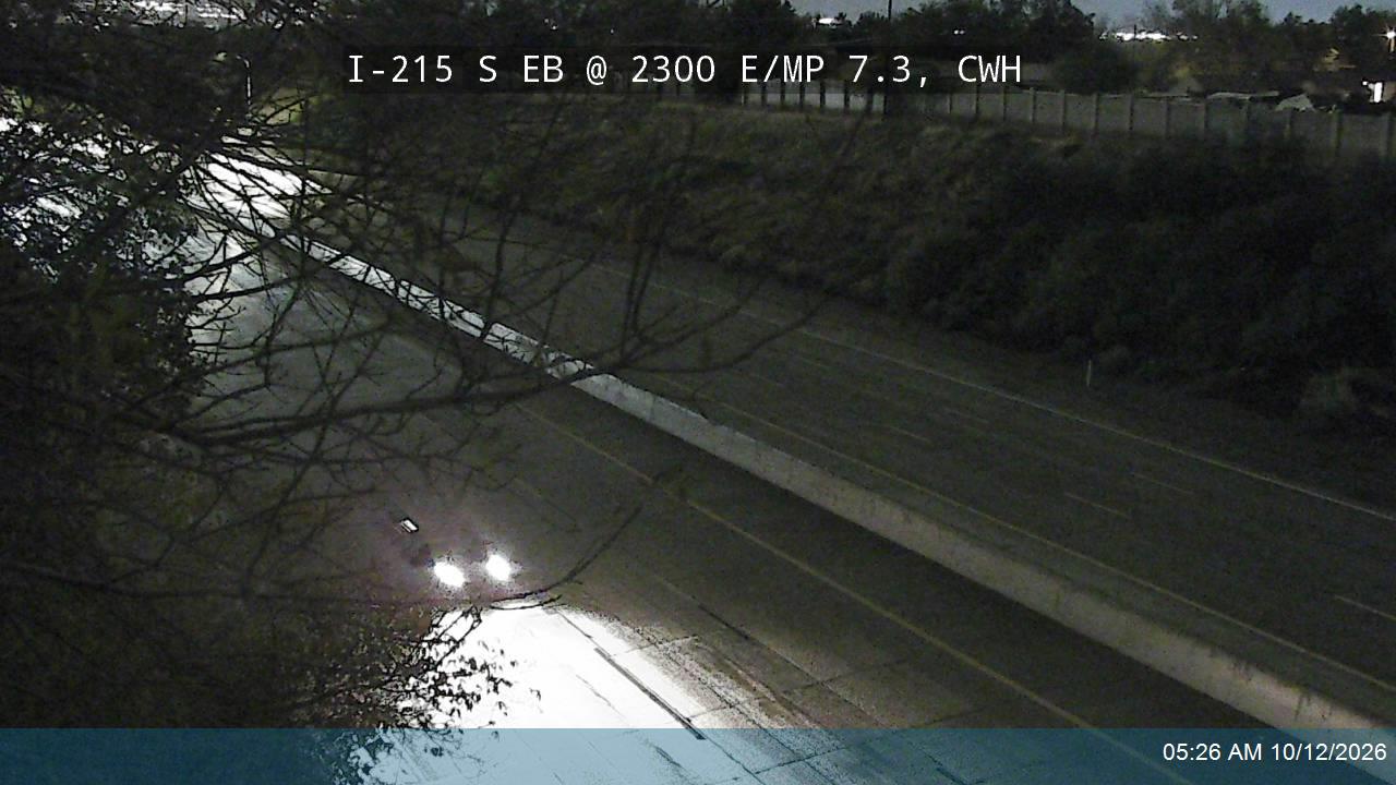 I-215 S EB @ 2300 E / MP 7.3, CWH