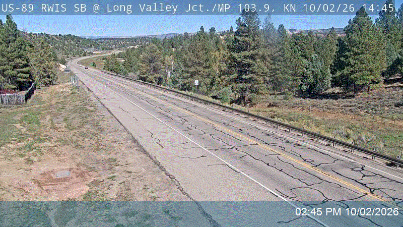 US-89 RWIS SB @ Long Valley Jct / MP 103.8, KN