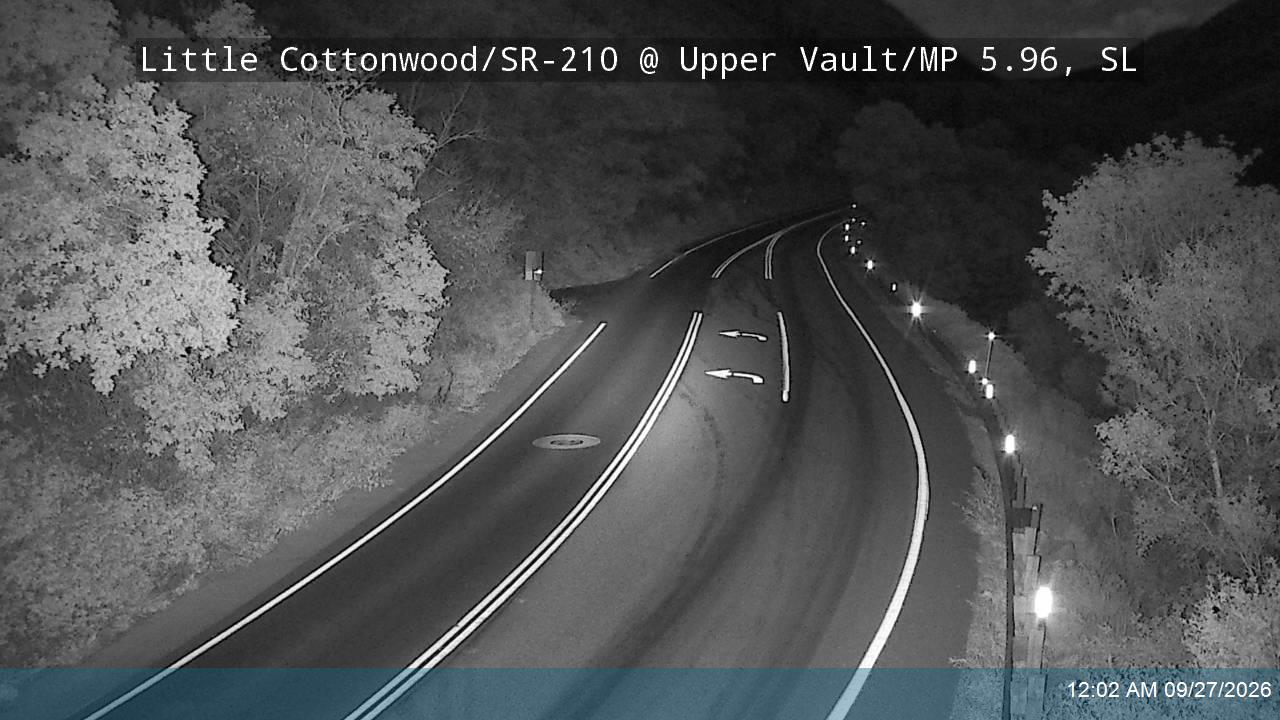 Little Cottonwood Rd / SR-210 @ Upper Vault / MP 5.96, SL