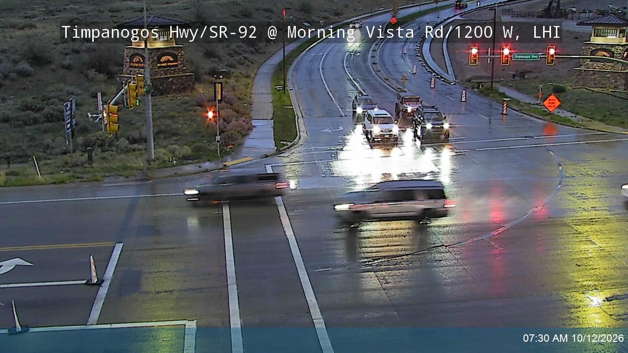 Timpanogos Hwy / 3500 N / SR-92 @ Morning Vista Rd / 1200 W, LHI