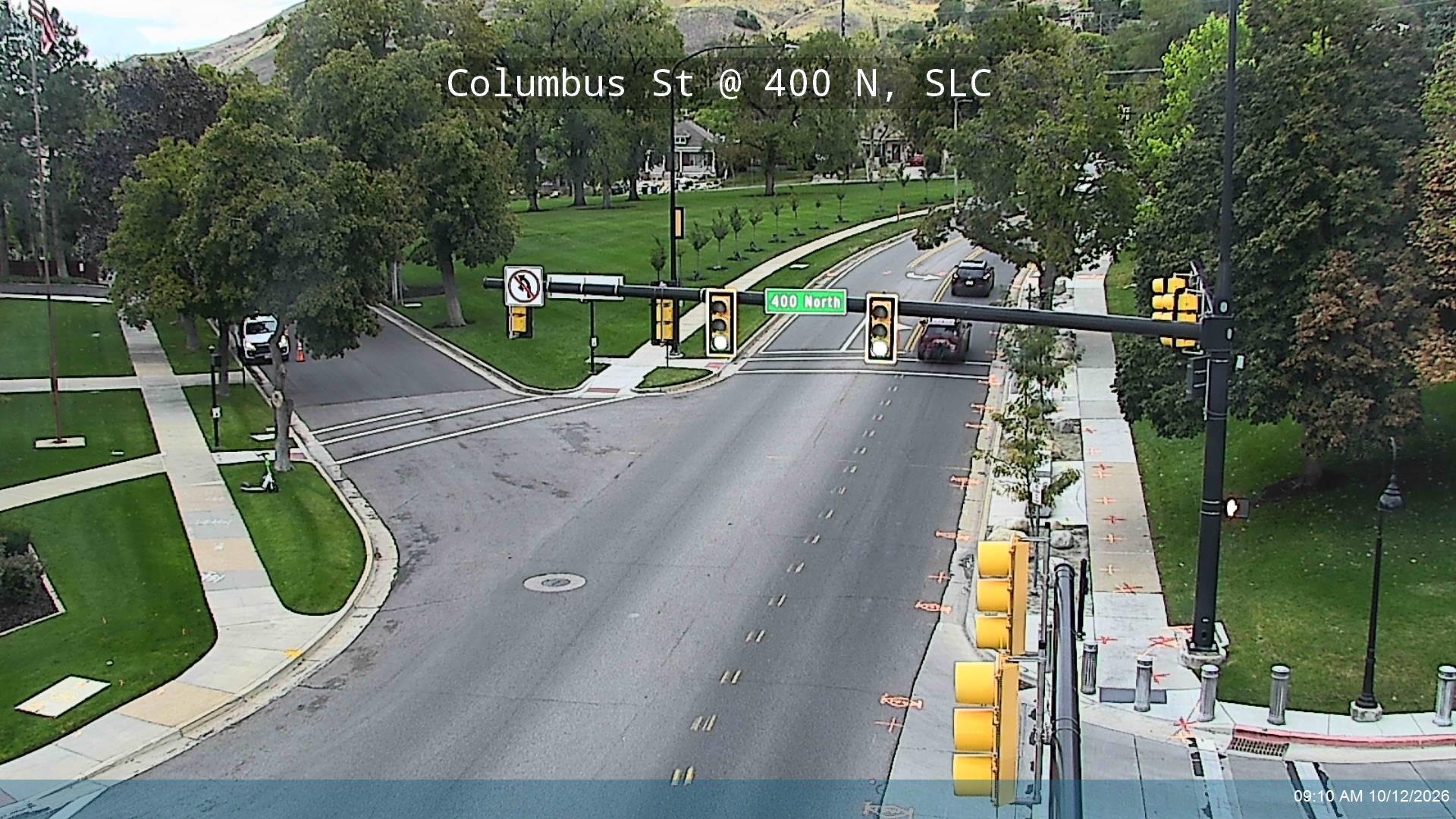 Columbus St / SR-186 @ 400 N / W Capitol St, SLC