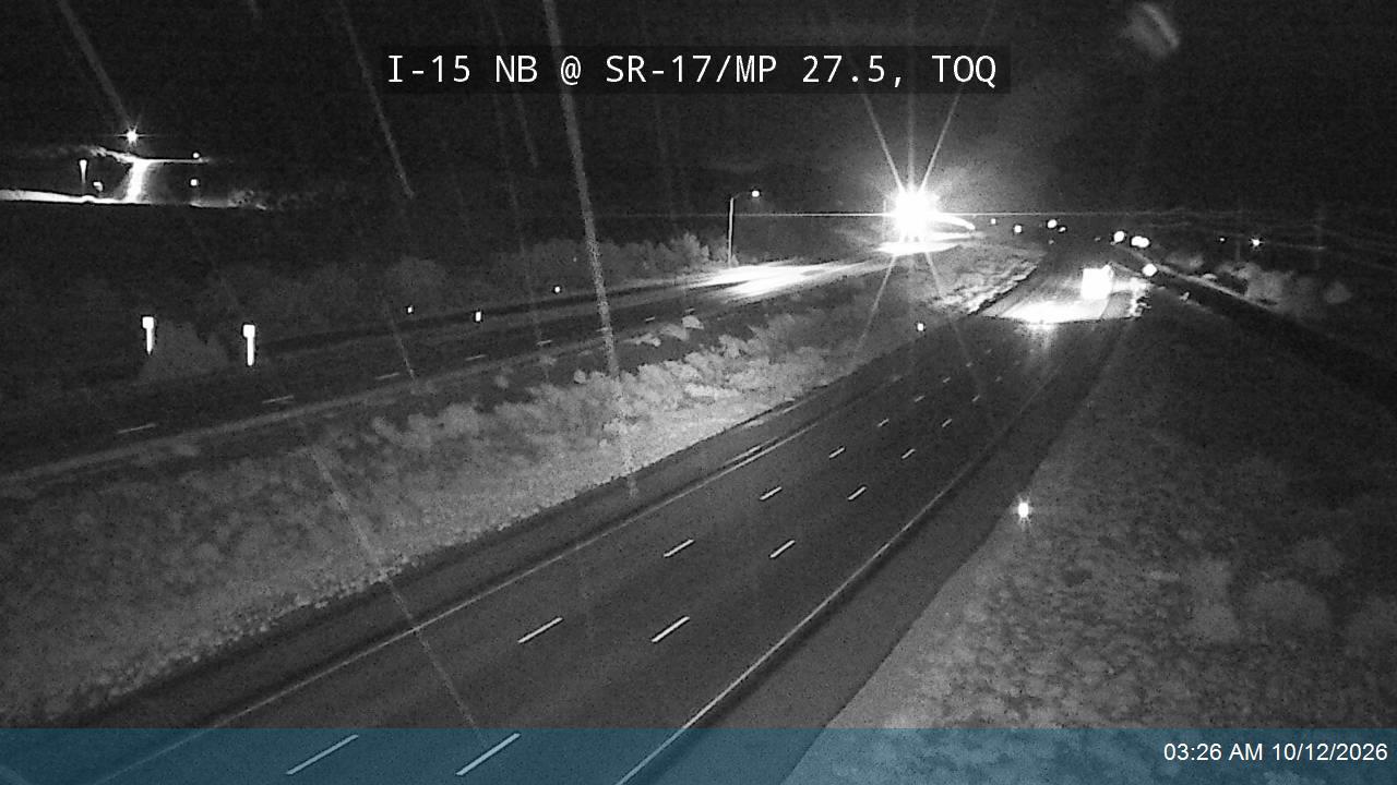 I-15 NB @ SR-17 / MP 27.5, TOQ